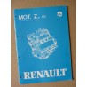 Renault 25 B298 moteur Z7V, manuel de réparation original