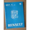 Moteur F2N Renault, manuel de réparation original