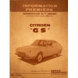 Revue technique partielle, Citroën GS