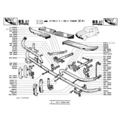 Renault 4 R1123, R1124 et R2104, catalogue de pièces