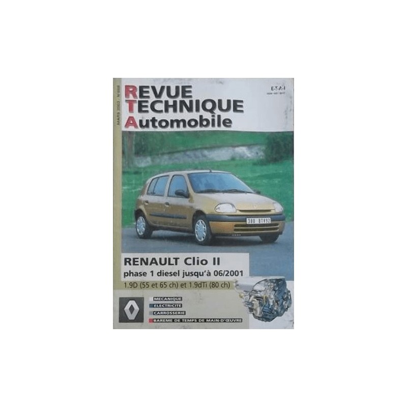 RTA Renault Clio II phase 1, Diesel