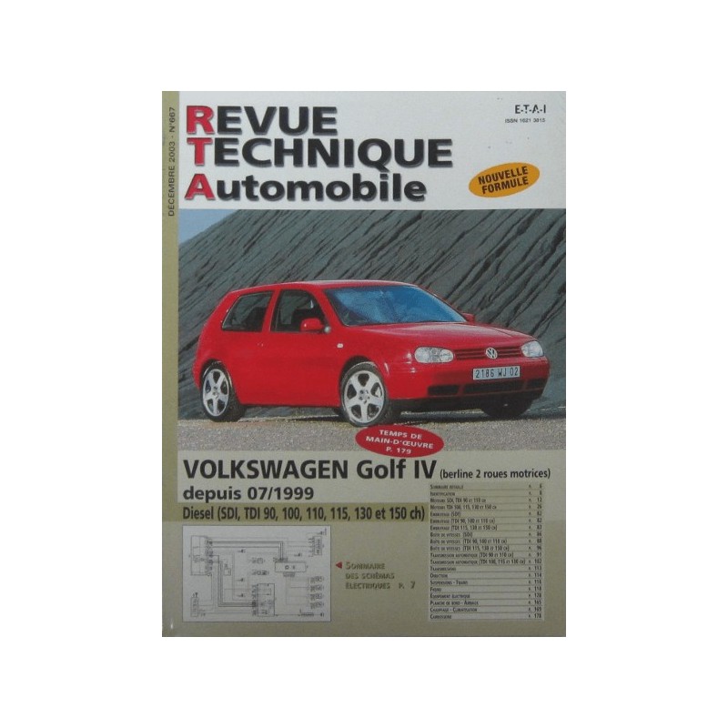 RTA Volkswagen Golf IV Diesel