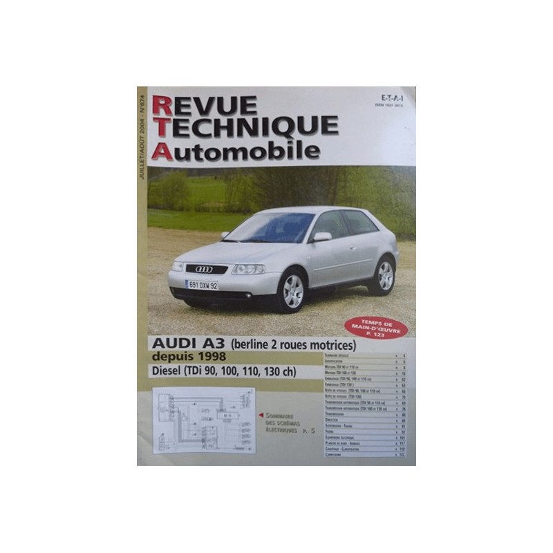 RTA Audi A3 (8L) Diesel 1998-2003