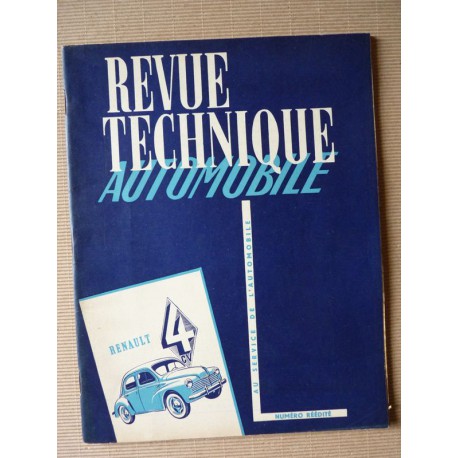 RTA Renault 4cv tous modèles