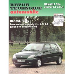RTA Renault Clio 1.1, 1.2, 1.4 essence, 1990-98