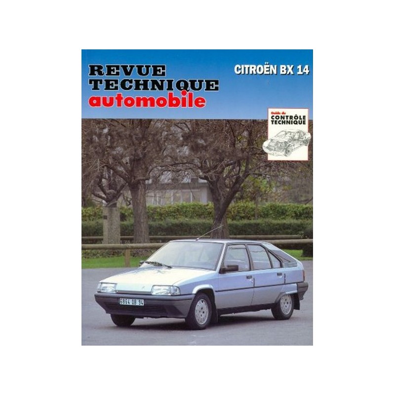 RTA Citroën BX14 E, TE, TGE (moteur TU)