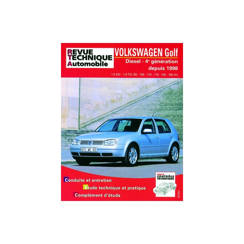 RTA Volkswagen Golf IV 1.9 SDi et TDi