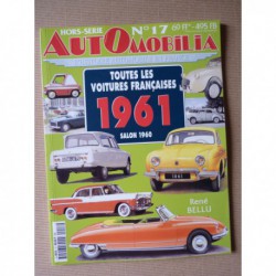 AutOmobilia HS n°17, Toutes les voitures françaises 1961, salon 1960
