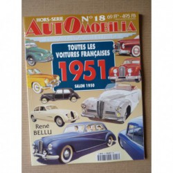 AutOmobilia HS n°18, Toutes les voitures françaises 1951, salon 1950