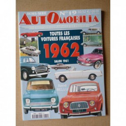 AutOmobilia HS n°19, Toutes les voitures françaises 1962, salon 1961