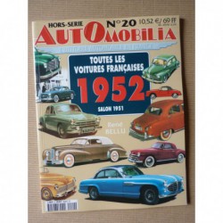 AutOmobilia HS n°20, Toutes les voitures françaises 1952, salon 1951