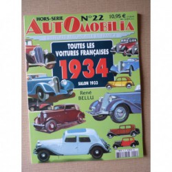 AutOmobilia HS n°22, Toutes les voitures françaises 1934, salon 1934