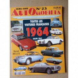 AutOmobilia HS n°23, Toutes les voitures françaises 1964, salon 1963