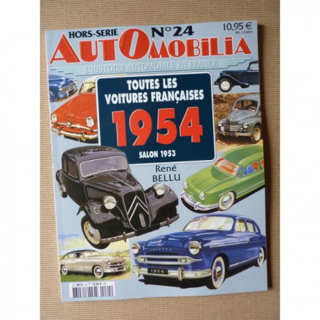 AutOmobilia HS n°24, Toutes les voitures françaises 1954, salon 1953