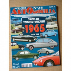 AutOmobilia HS n°25, Toutes les voitures françaises 1965, salon 1964