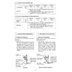 Iseki générateur IG751-D, IG1001-D, IG1501-D et IG2501-D, notice d'entretien