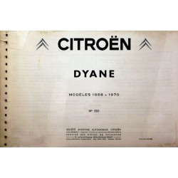 Citroën Dyane, catalogue de pièces