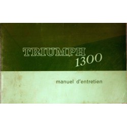 Triumph 1300 et 1300 TC, notice d'entretien
