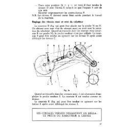 Clayson M135 moissonneuse-batteuse, notice d'entretien