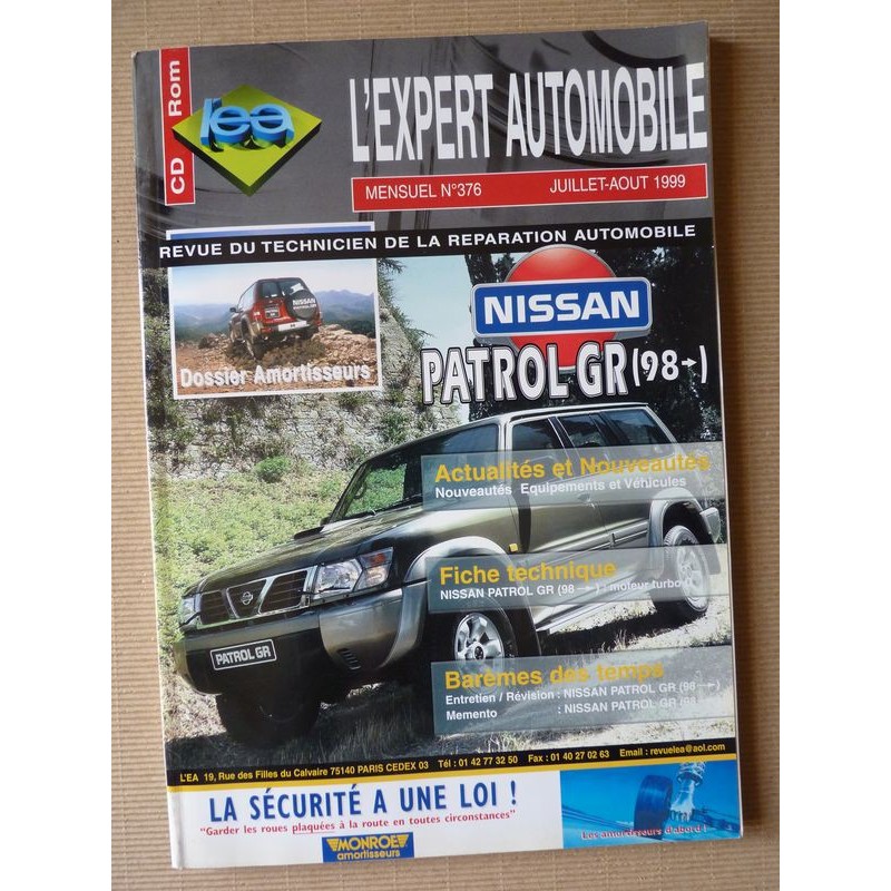 L'EA Nissan Patrol GR (Y61) depuis 1998