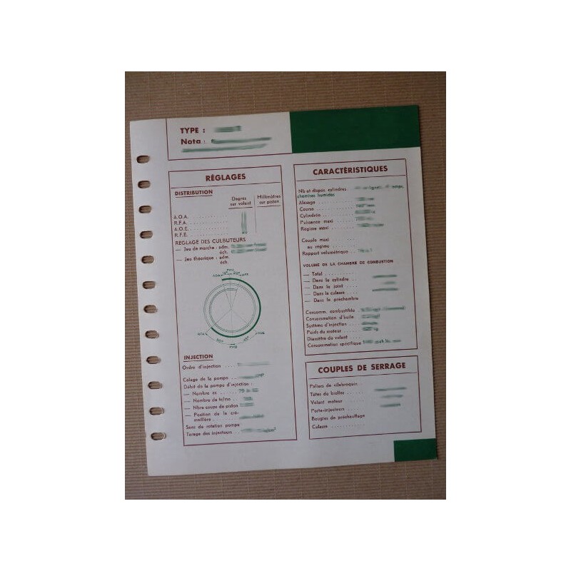 Fiche technique McCormick D248. TD6, Farmall MD, WD6