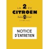 Citroën 2cv AZ, notice d'entretien