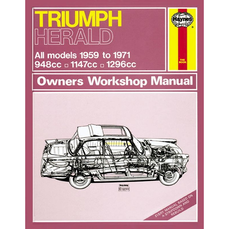 Haynes Triumph Herald, S, 1200, 12/50, 13/60, Courrier (1959-71)