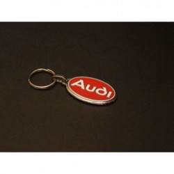 porte-clés émaillé métal Audi A1, A3, A4, A6, TT, 50, 80, 90, 100, Q3, Q5, Q7, A5