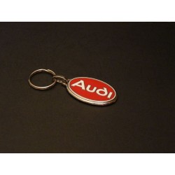 Porte-clés émaillé métal Audi A1, A3, A4, A6, TT, 50, 80, 90, 100, Q3, Q5, Q7, A5