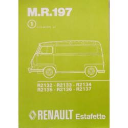 Renault Estafette, manuel de réparation