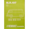 Renault Estafette, manuel de réparation