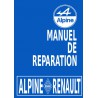 Alpine A310 1600VE et 1600VF, manuel de réparation